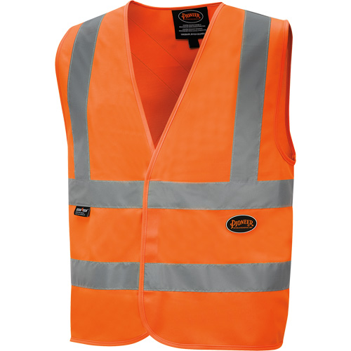 6885 High-Visibility Tricot Safety Vest, High Visibility Orange, Small, Polyester Sécurité Médic