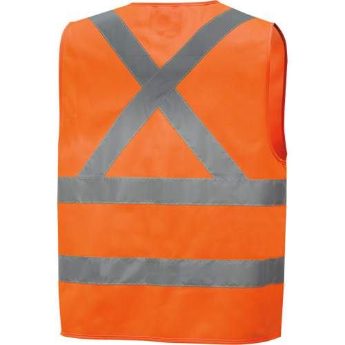 6885 High-Visibility Tricot Safety Vest, High Visibility Orange, Small, Polyester Sécurité Médic