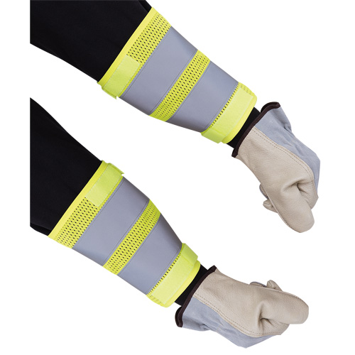 164A High-Visibility Yellow 8" Traffic Cuffs Sécurité Médic