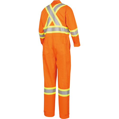 5551T Flame-Gard&reg; FR/Arc-Rated Coverall, Size 40 (Tall), High Visibility Orange, 9.1 cal/cm² Sécurité Médic