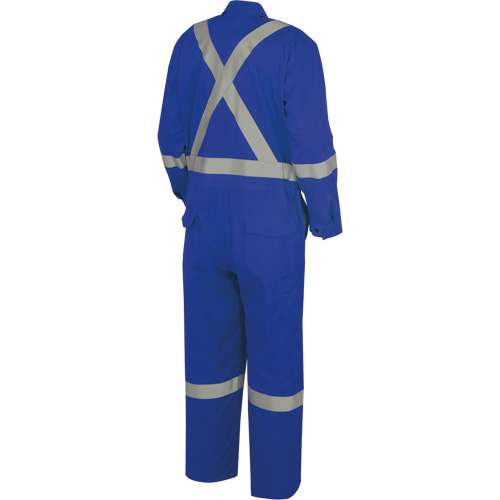 7709AT "The Rock" FR-Tech&reg; High Visibility FR/Arc Rated Coveralls, Size 40 (Tall), Royal Blue, 10 cal/cm² Sécurité Médic