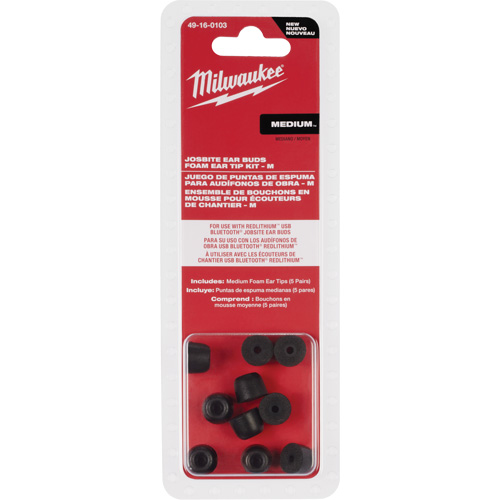 Medium Jobsite Ear Buds Ear Tip Kits Sécurité Médic
