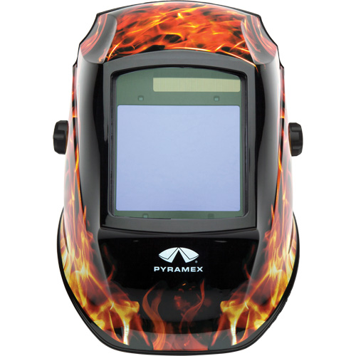 Leadhead&reg; Auto Darkening Welding Helmet, 3.8" L x 3.4" W View Area, 9 - 13 Shade Range Sécurité Médic