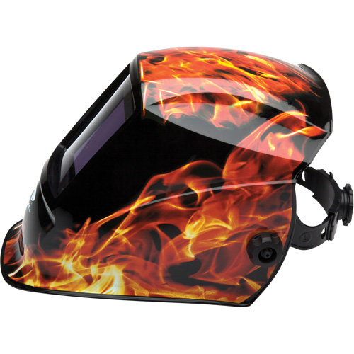Leadhead&reg; Auto Darkening Welding Helmet, 3.8" L x 3.4" W View Area, 9 - 13 Shade Range Sécurité Médic