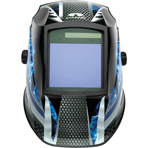 Leadhead&reg; Auto Darkening Welding Helmet, 3.8" L x 3.4" W View Area, 9 - 13 Shade Range Sécurité Médic