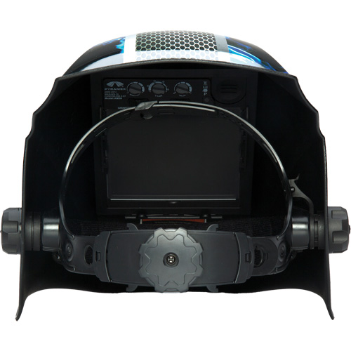 Leadhead&reg; Auto Darkening Welding Helmet, 3.8" L x 3.4" W View Area, 9 - 13 Shade Range Sécurité Médic