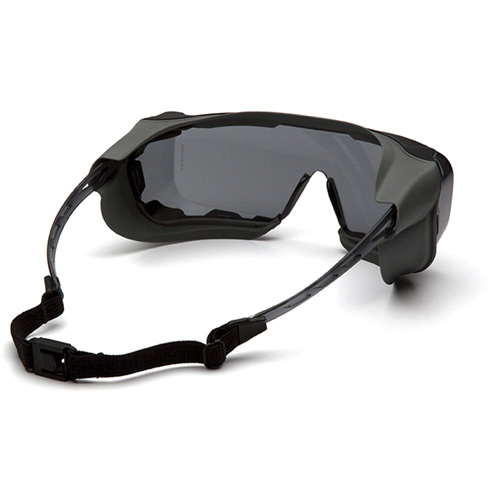Cappture Plus Safety Goggles, Grey Lens, Anti-Fog, Closed Vent Sécurité Médic