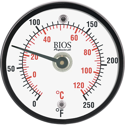 Magnetic Surface Thermometer, Non-Contact, Analogue, 0-250°F (-20-120°C) Sécurité Médic