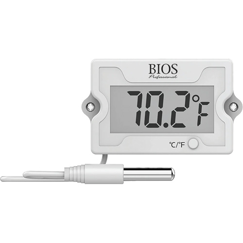 Panel Mount Thermometer, Contact, Digital, -58-230°F (-50-110°C) Sécurité Médic