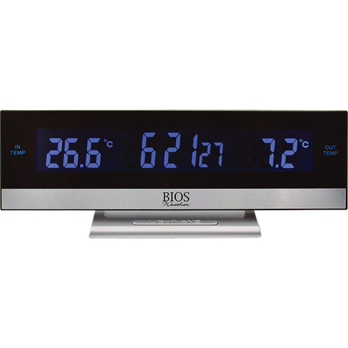 Indoor/Outdoor Thermometer with Alarm, Non-Contact, Digital, -22-140°F (-30-60°C) Sécurité Médic