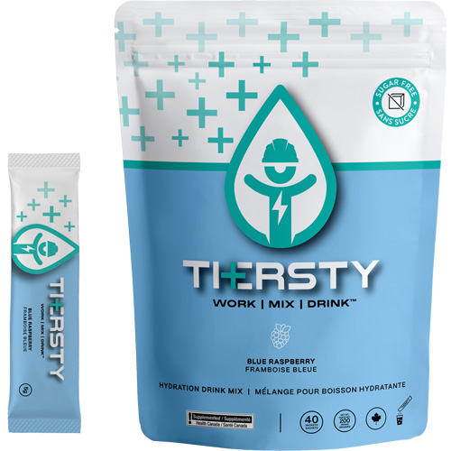 Hydration Drink Mix, Single Serve, Blue Raspberry Sécurité Médic