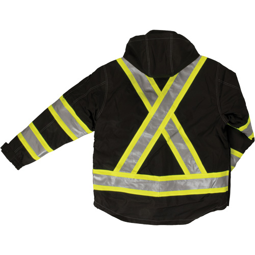 Ripstop 4-in-1 Safety Jacket, Polyester, Black, Large Sécurité Médic