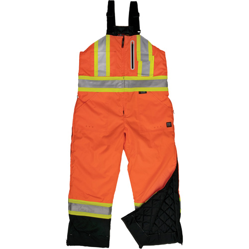 Ripstop Insulated Safety Bib Overall, Polyester, X-Small, High Visibility Orange Sécurité Médic