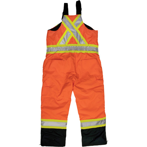 Ripstop Insulated Safety Bib Overall, Polyester, X-Small, High Visibility Orange Sécurité Médic