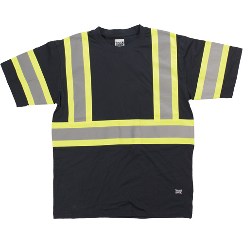 Chemise de s&eacute;curit&eacute; &agrave; manches courtes, Coton, T-petit, Noir Sécurité Médic