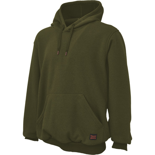 Water Repellent Fleece Pullover Hoodie, Men's, Small, Green Sécurité Médic