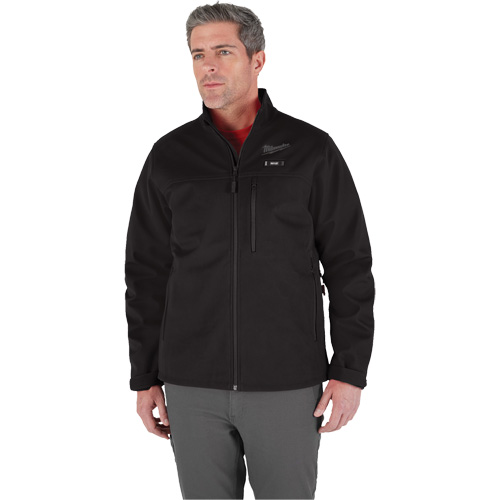 Manteau chauffante M12 ToughShell (manteau seulement), Hommes, Grand, Noir Sécurité Médic