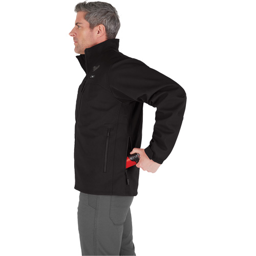 Manteau chauffante M12 ToughShell (manteau seulement), Hommes, Grand, Noir Sécurité Médic