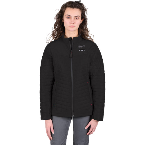 Manteau chauffant M12 Axis avec pile, Femmes, Grand, Noir Sécurité Médic