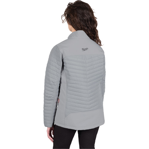 Manteau chauffant M12 Axis avec pile, Femmes, 2T-Grand, Gris Sécurité Médic