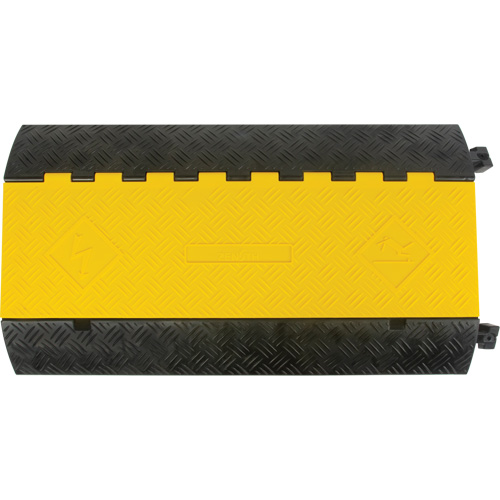 Polyurethane Cable Protector, 3 Channels, 35.43" L x 19.69" W x 3" H Sécurité Médic
