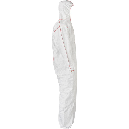 SFR Coveralls with Hood, Medium, White, Tyvek&reg; 400 Sécurité Médic