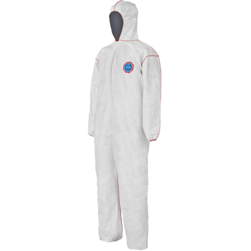 SFR Coveralls with Hood, Medium, White, Tyvek&reg; 400 Sécurité Médic