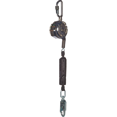 C&acirc;ble de limiteur de chute personnel 36CS V-TEC, 10', Acier galvanis&eacute;, Pivotant Sécurité Médic
