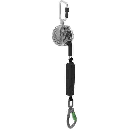 V-TEC ALTAKS Personal Fall Limiter-Cable, 10', Galvanized Steel, Swivel Sécurité Médic