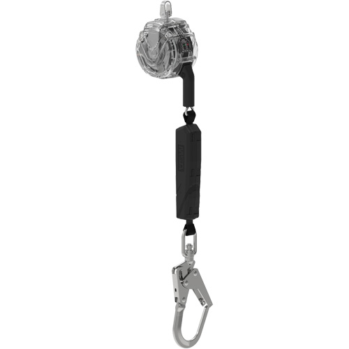 C&acirc;ble de limiteur de chute personnel 36CLS V-TEC, 10', Acier galvanis&eacute;, Pivotant Sécurité Médic