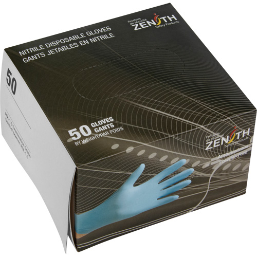 Vending Pack Disposable Gloves, Small, Nitrile, 4.5-mil, Powder-Free, Blue, Class 2 Sécurité Médic