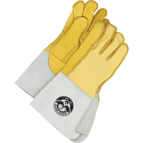 Welder's Gloves with 5.5" Cuff, Grain Cowhide, Size 10.5 Sécurité Médic