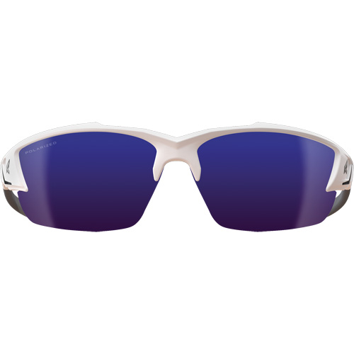 Khor G2 Safety Glasses, Blue Mirror Lens, Anti-Scratch/Polarized, ANSI Z87+/MCEPS GL-PD 10-12/Meets/Exceeds CSA Z94.3 Sécurité Médic