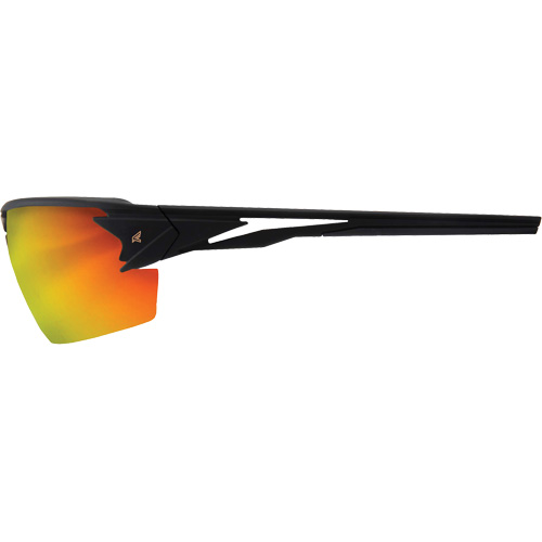 Pumori Safety Glasses, Red/Mirror Lens, Anti-Scratch, ANSI Z87+/MCEPS GL-PD 10-12/Meets/Exceeds CSA Z94.3 Sécurité Médic