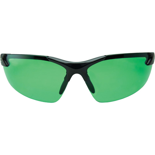 Zorge G2 Safety Glasses, Green Lens, Anti-Scratch, ANSI Z87+/MCEPS GL-PD 10-12/Meets/Exceeds CSA Z94.3 Sécurité Médic