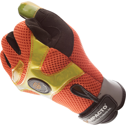 High-Visibility Anti-Vibration Air Gloves, Size Medium/8 Sécurité Médic
