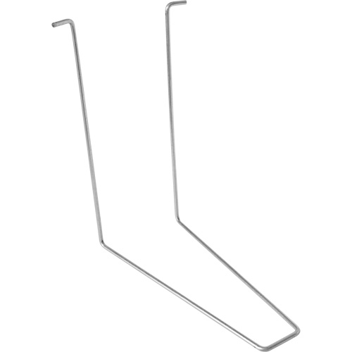 Berme &agrave; support en fil m&eacute;tallique, Capacit&eacute; 268 gal. US, 6' la x 8' lo x 12" h, Support en L Sécurité Médic