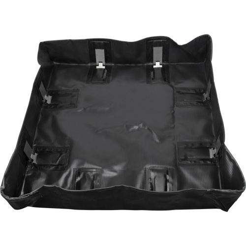 Collapsible Berm, 299 US gal. Capacity, 8' W x 10' L x 6" H, Snap-Up Bracket Sécurité Médic
