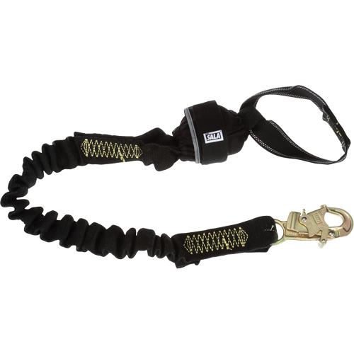 Shock Absorbing Arc Flash Web Lanyard, 6', Snap Hook Center, Choke-Off Loop Leg Ends, Kevlar&reg;/Nomex&reg; Sécurité Médic