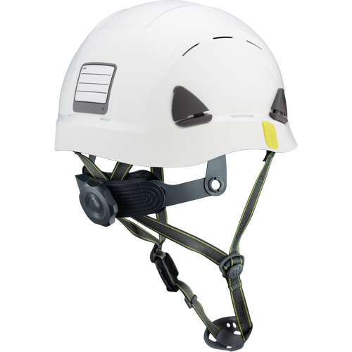 Casque de s&eacute;curit&eacute; d'escalade Fibre Metal, R&eacute;pond aux normes CSA type 2, Suspension Rochet, Ventil&eacute; Sécurité Médic