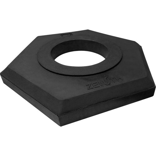 Rubber Channelizer Base, 15 lbs. Sécurité Médic
