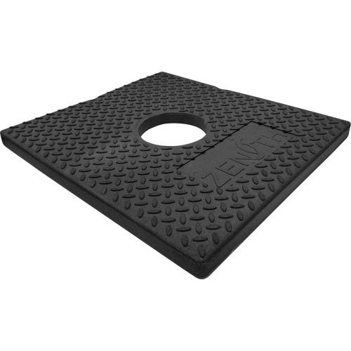 Rubber Delineator Post Base, 10 lbs. Sécurité Médic