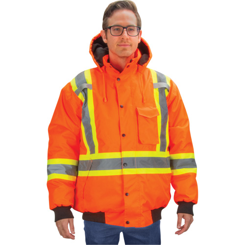 Waterproof 7-in-1 Winter Parka, High Visibility Orange, Large Sécurité Médic