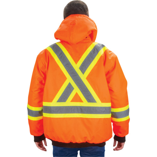 Waterproof 7-in-1 Winter Parka, High Visibility Orange, Large Sécurité Médic