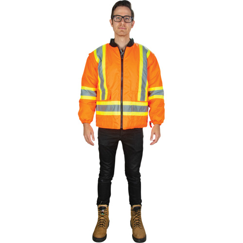 Waterproof 7-in-1 Winter Parka, High Visibility Orange, Large Sécurité Médic