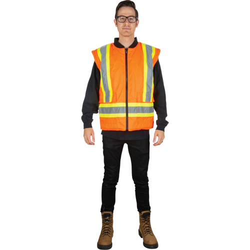 Waterproof 7-in-1 Winter Parka, High Visibility Orange, Large Sécurité Médic