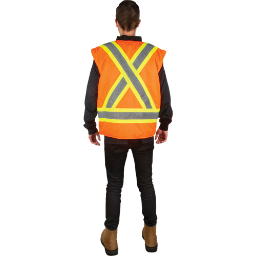 Waterproof 7-in-1 Winter Parka, High Visibility Orange, Large Sécurité Médic