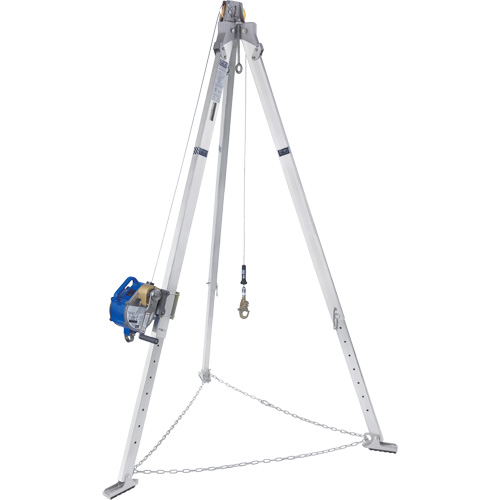Confined Space Aluminum Tripod with 3-Way SRL 8301098 Sécurité Médic