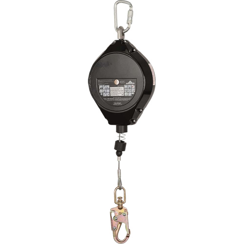 SRL-73302-60LE Cordage de s&eacute;curit&eacute; autor&eacute;tractable, 60', Acier galvanis&eacute;, Pivotant Sécurité Médic