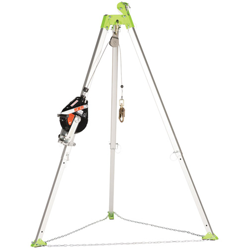 SRL-73303-60 Cable Self-Retracting Lifeline with Recovery, 60', Galvanized Steel, Swivel Sécurité Médic